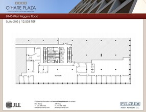 8725 W Higgins Rd, Chicago, IL en alquiler Plano de la planta- Imagen 1 de 1