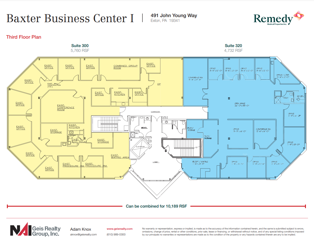 470 John Young Way, Exton, PA en alquiler Plano de la planta- Imagen 1 de 1