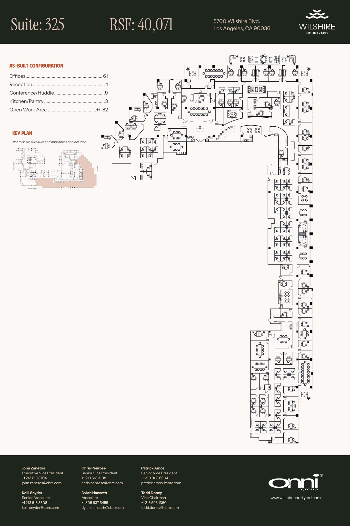 5700 Wilshire Blvd, Los Angeles, CA en alquiler Plano del sitio- Imagen 1 de 1