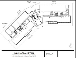 1401 Nolan Ryan Expy, Arlington, TX en alquiler Plano de la planta- Imagen 1 de 1