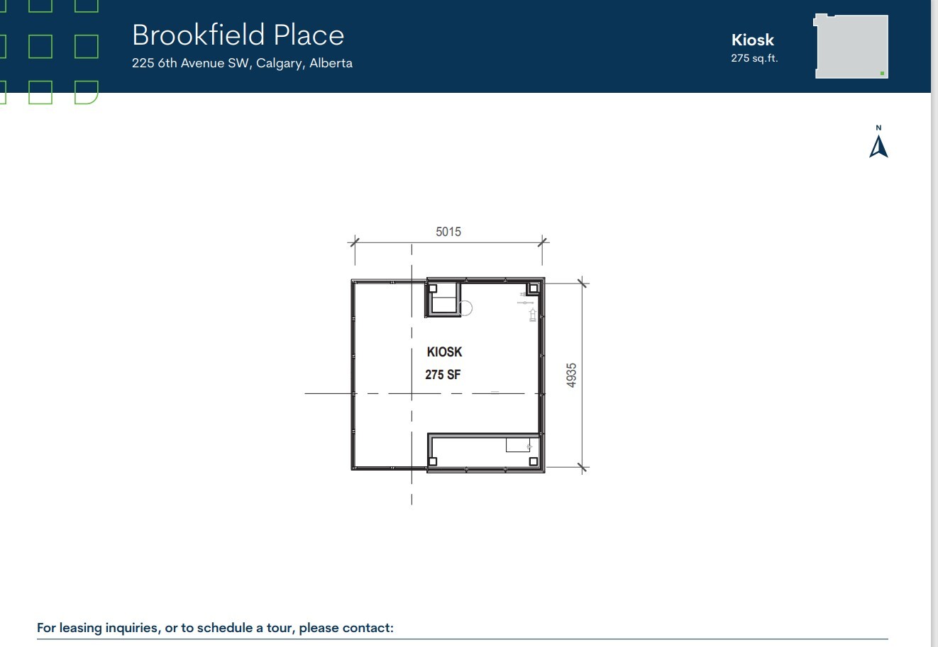 225 6 Av SW, Calgary, AB en alquiler Plano de la planta- Imagen 1 de 1