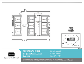 255 Queens Ave, London, ON en alquiler Plano de la planta- Imagen 1 de 1