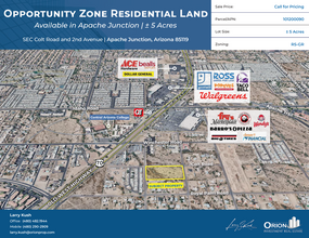 Colt Rd & 2nd Ave, Apache Junction, AZ - VISTA AÉREA  vista de mapa - Image1