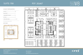 550 W Van Buren St, Chicago, IL en alquiler Plano de la planta- Imagen 1 de 1