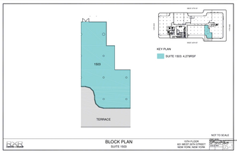 601 W 26th St, New York, NY en alquiler Plano de la planta- Imagen 1 de 3