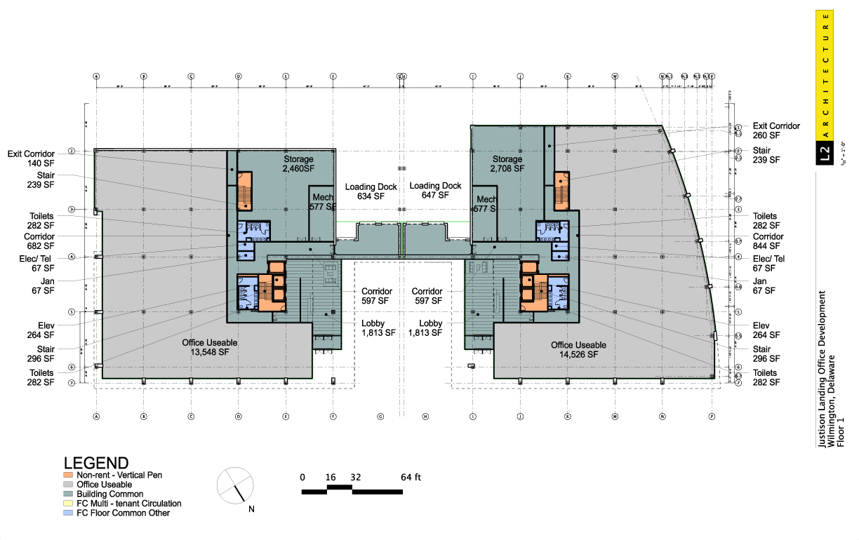 600 West St, Wilmington, DE en alquiler Plano de la planta- Imagen 1 de 1