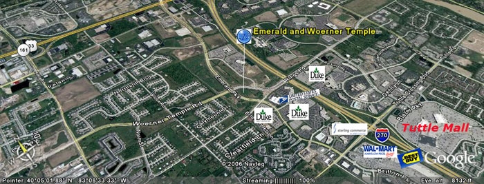 5677-5691 Woerner Temple Rd, Dublin, OH en alquiler - Vista aérea - Imagen 3 de 11