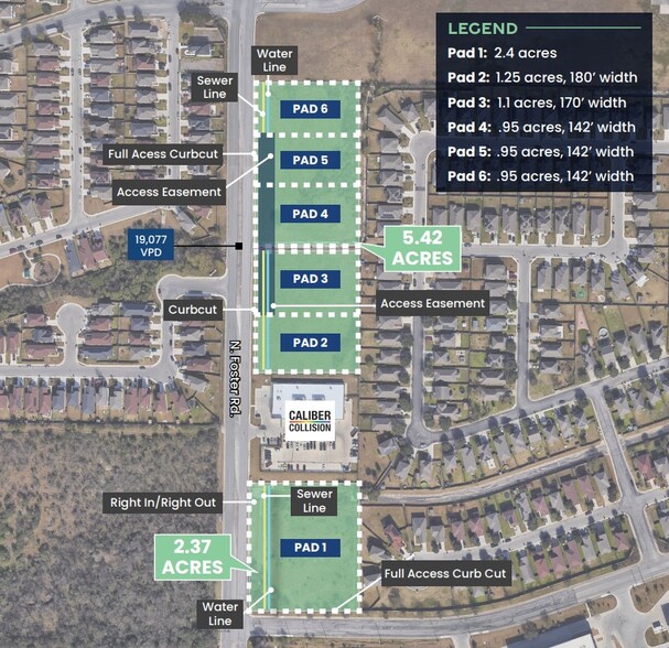 IH-10 E, San Antonio, TX en alquiler - Plano del sitio - Imagen 2 de 2