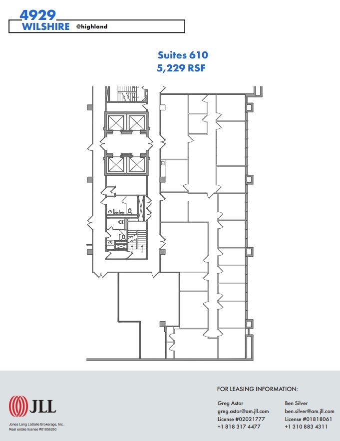 4929 Wilshire Blvd, Los Angeles, CA en alquiler Plano de la planta- Imagen 1 de 1