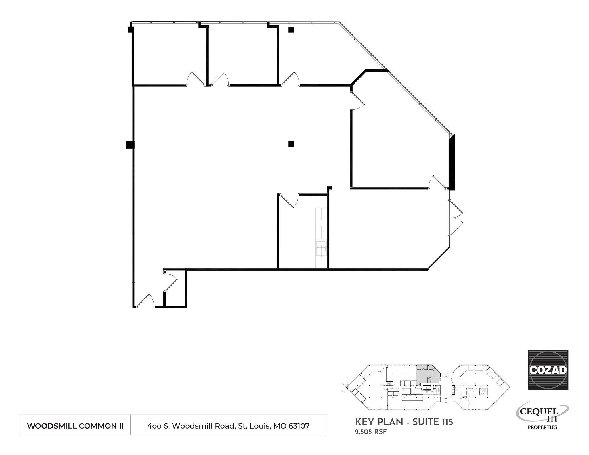 424 S Woods Mill Rd, Chesterfield, MO en alquiler Plano del sitio- Imagen 1 de 1