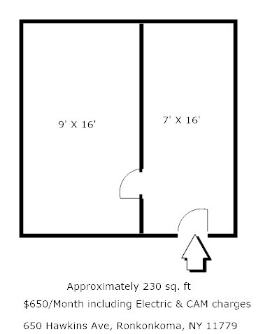 650 Hawkins Ave, Ronkonkoma, NY en alquiler Plano de la planta- Imagen 1 de 2