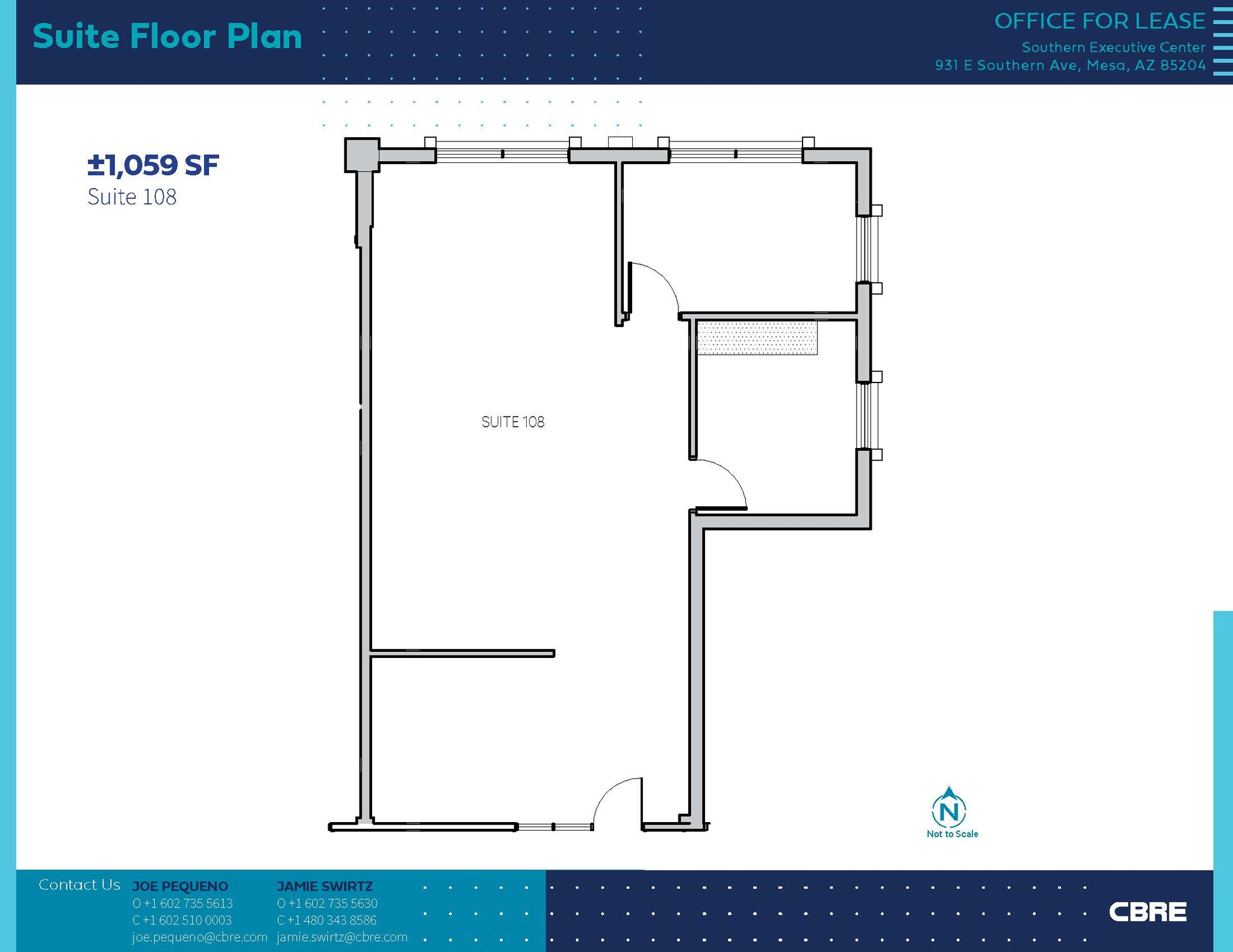 931 E Southern Ave, Mesa, AZ en alquiler Plano de la planta- Imagen 1 de 1