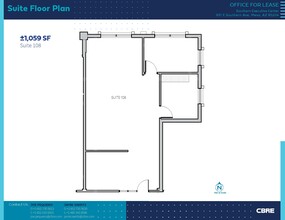 931 E Southern Ave, Mesa, AZ en alquiler Plano de la planta- Imagen 1 de 1