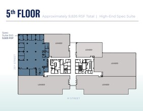 2445 M St NW, Washington, DC en alquiler Plano de la planta- Imagen 1 de 1