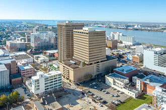 451 Florida St & 450 Laurel St, Baton Rouge, LA - vista aérea  vista de mapa