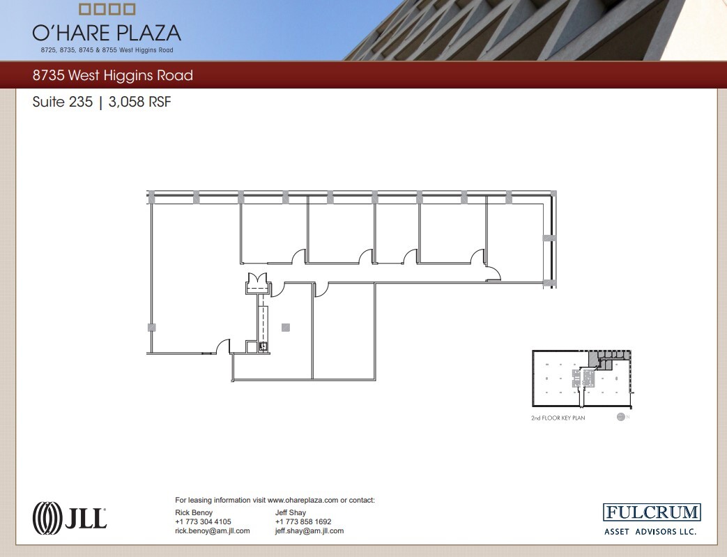 8725 W Higgins Rd, Chicago, IL en alquiler Plano de la planta- Imagen 1 de 1