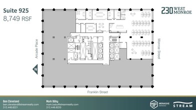 230 W Monroe St, Chicago, IL en alquiler Plano de la planta- Imagen 1 de 1