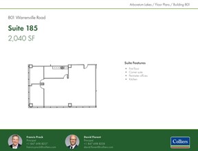 801 Warrenville Rd, Lisle, IL en alquiler Plano de la planta- Imagen 1 de 1