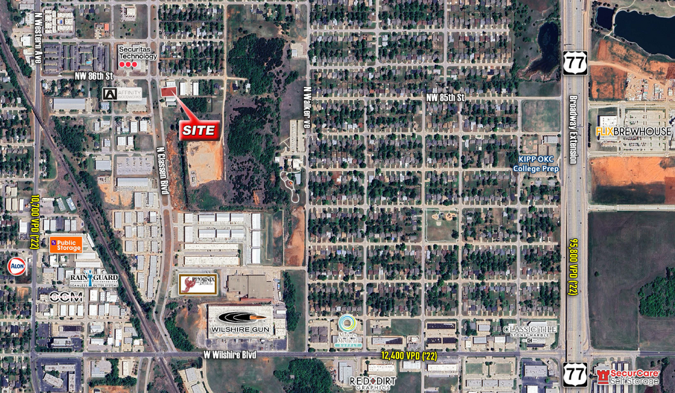 8610 N Classen Blvd, Oklahoma City, OK en alquiler - Vista aérea - Imagen 1 de 5