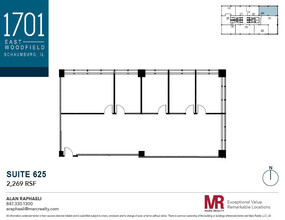 1701 E Woodfield Rd, Schaumburg, IL en alquiler Plano de la planta- Imagen 1 de 1