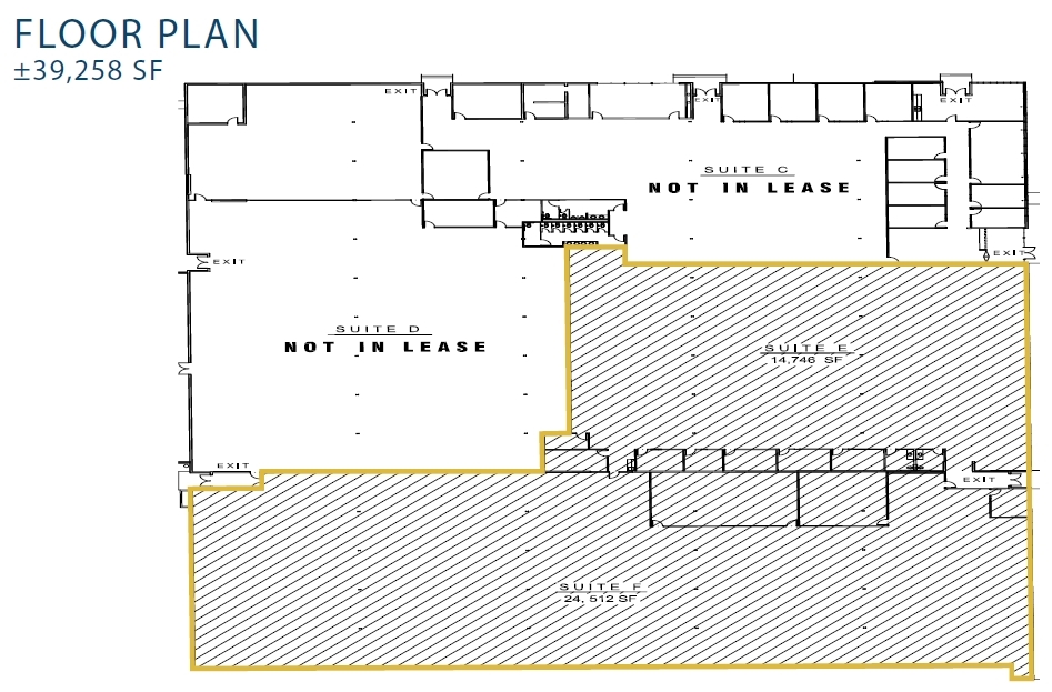 2015 Aerojet Rd, Rancho Cordova, CA en alquiler Plano de la planta- Imagen 1 de 1