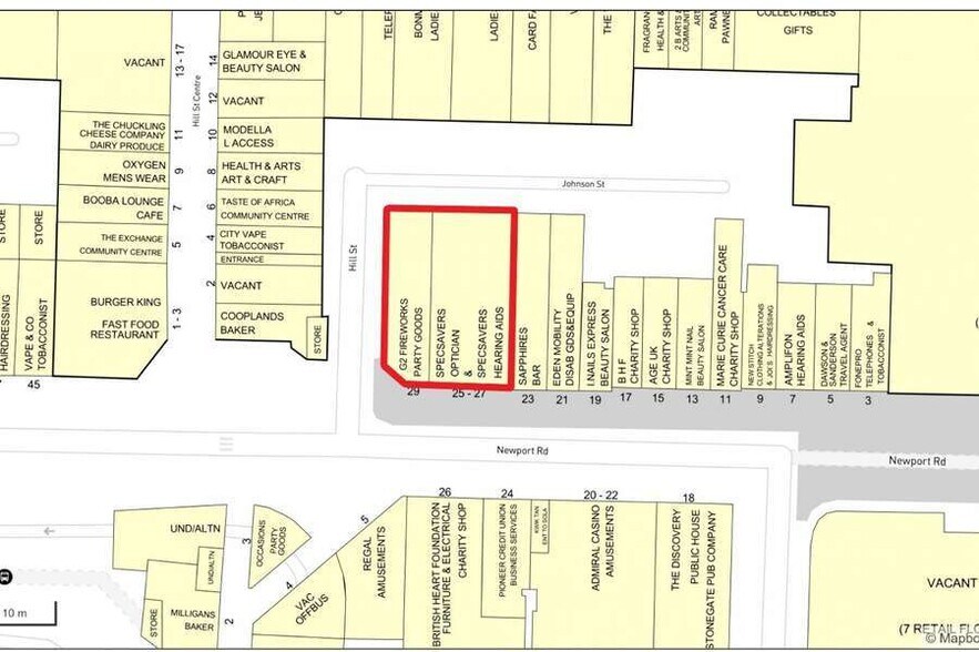 25-27 Newport Rd, Middlesbrough en venta - Plano Goad - Imagen 2 de 5