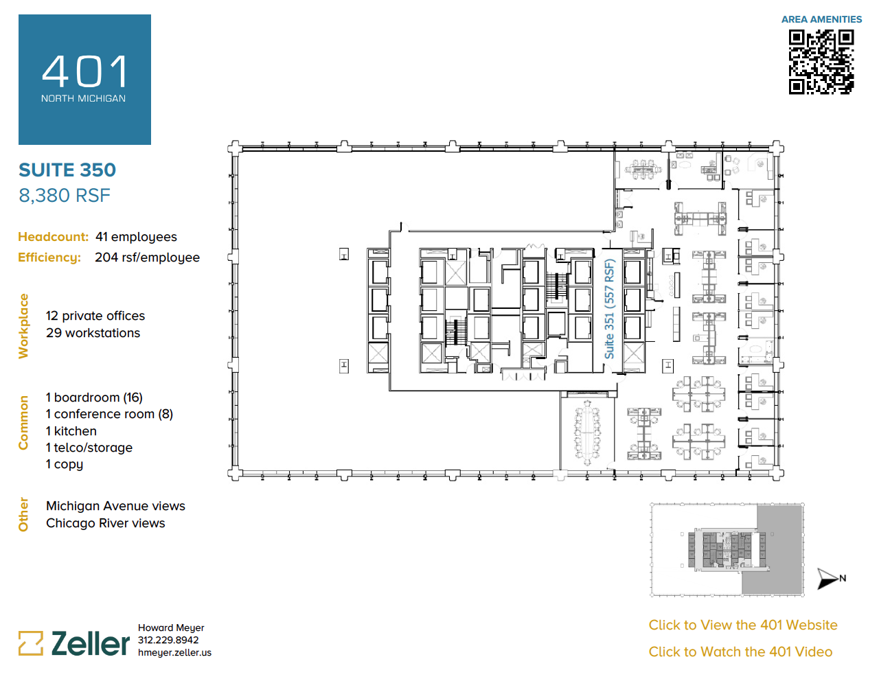 401 N Michigan Ave, Chicago, IL en alquiler Plano de la planta- Imagen 1 de 1