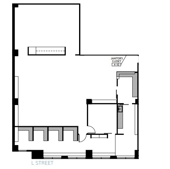 2001 L St NW, Washington, DC en alquiler Plano de la planta- Imagen 1 de 1