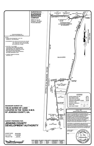 Old Perkins Road, Millen, GA en venta - Plano de solar - Imagen 1 de 3