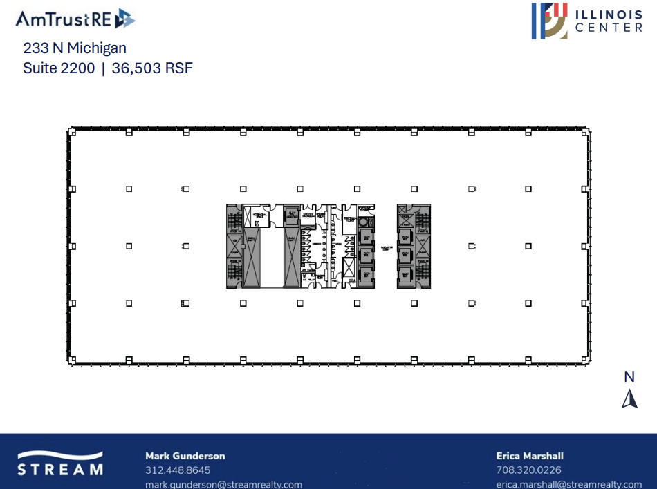 233 N Michigan Ave, Chicago, IL en alquiler Plano de la planta- Imagen 1 de 1