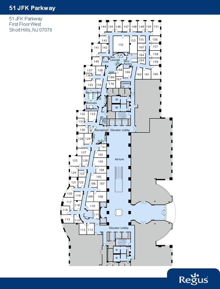 51 John F Kennedy Pky, Short Hills, NJ en alquiler Plano de la planta- Imagen 1 de 1