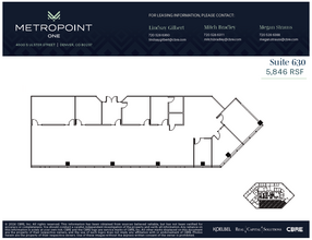 4600 S Ulster St, Denver, CO en alquiler Plano de la planta- Imagen 1 de 1