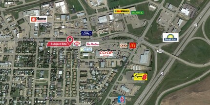 4507 50 St, Innisfail, AB - VISTA AÉREA  vista de mapa