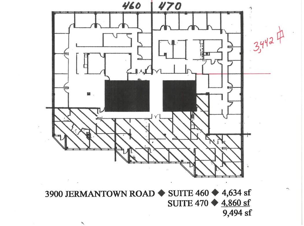 3900 Jermantown Rd, Fairfax, VA en alquiler Plano de la planta- Imagen 1 de 1