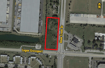 NWC NWC Of Alum Creek Drive & London-Groveport Rd, Columbus, OH - VISTA AÉREA  vista de mapa