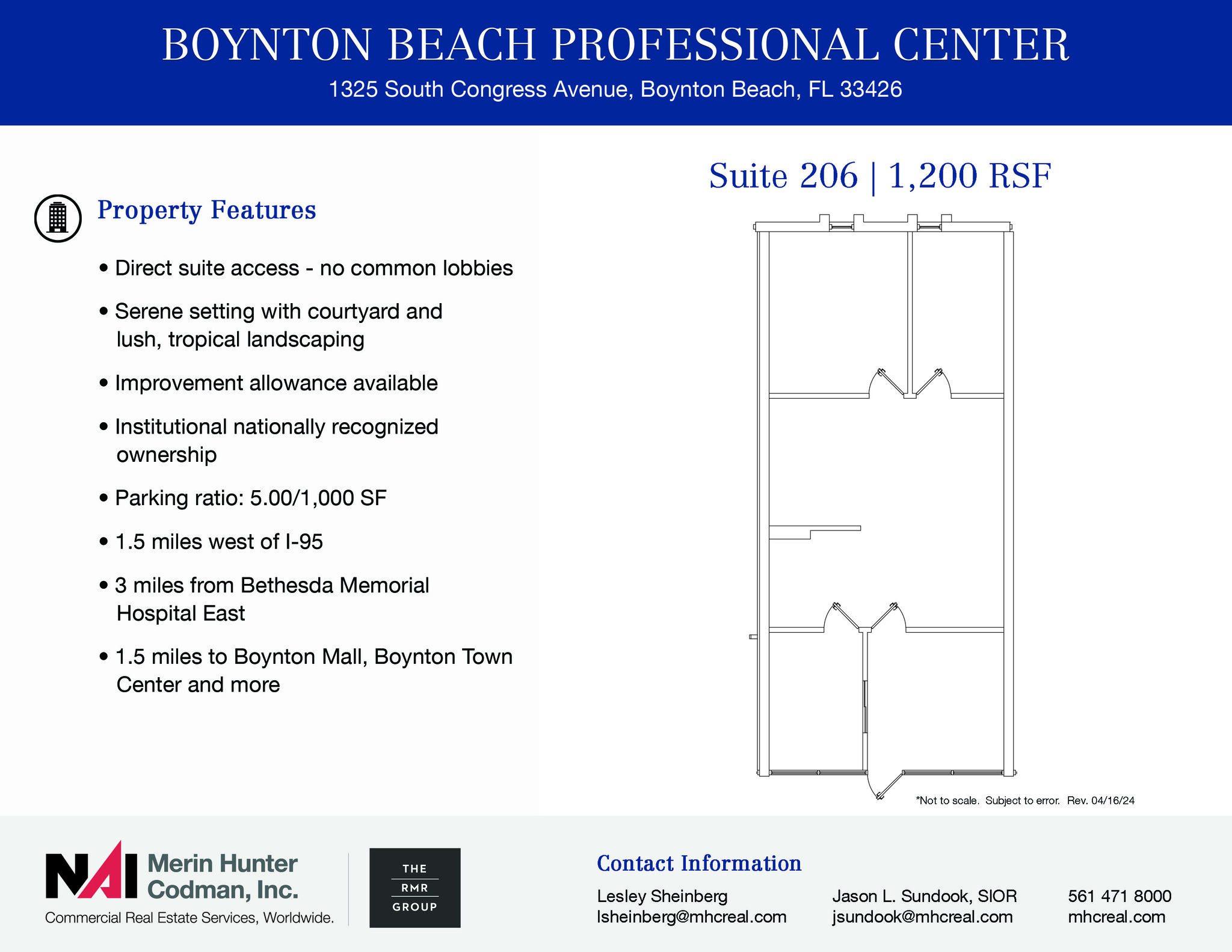 1325 S Congress Ave, Boynton Beach, FL en alquiler Plano de la planta- Imagen 1 de 1