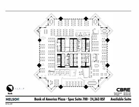 600 Peachtree St NE, Atlanta, GA en alquiler Plano de la planta- Imagen 1 de 1