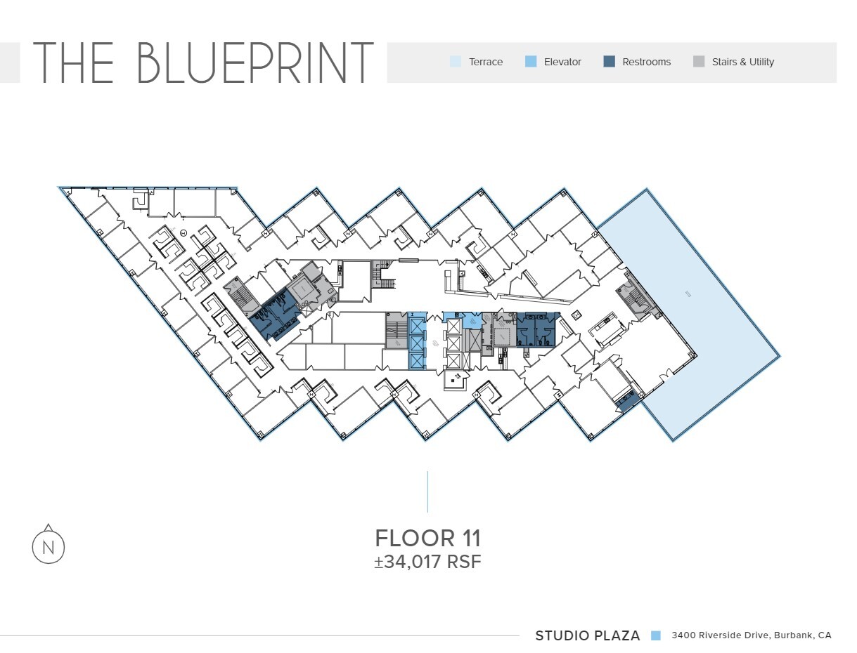 3400 W Riverside Dr, Burbank, CA en alquiler Plano de la planta- Imagen 1 de 1