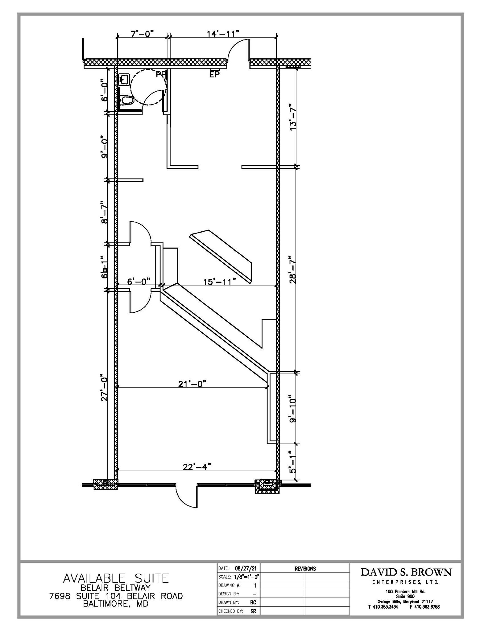 7600-7702 Belair Rd, Nottingham, MD en alquiler Plano de la planta- Imagen 1 de 1