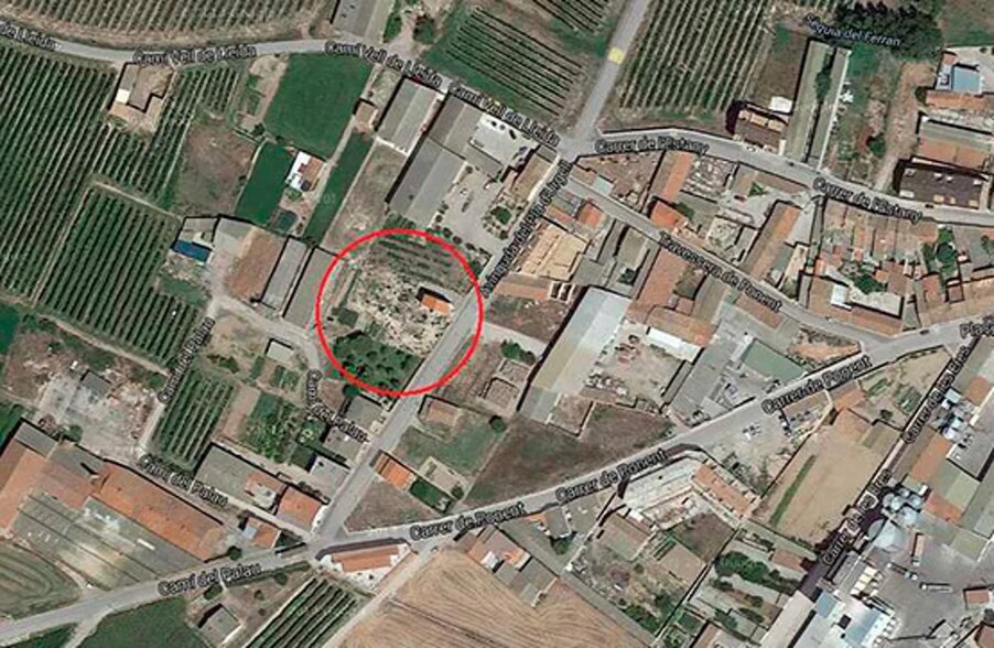 Terreno en Ivars d'Urgell, Lérida en venta - Vista aérea - Imagen 3 de 5