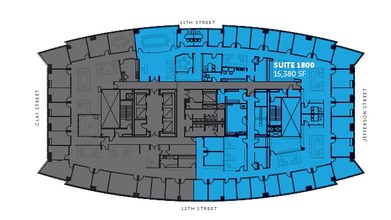 555 12th St, Oakland, CA en alquiler Plano de la planta- Imagen 1 de 1