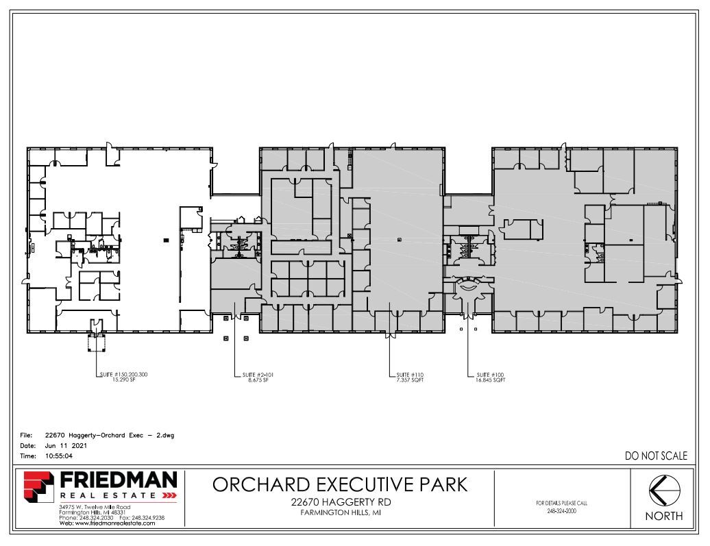 22630 Haggerty Rd, Farmington Hills, MI en alquiler Plano de la planta- Imagen 1 de 2