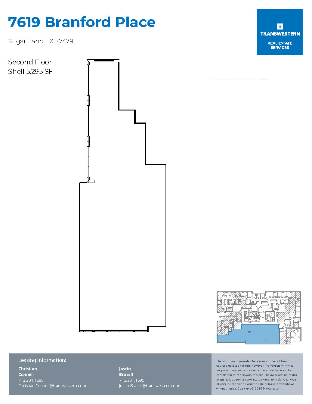 7619 Branford Pl, Sugar Land, TX en alquiler Plano de la planta- Imagen 1 de 1