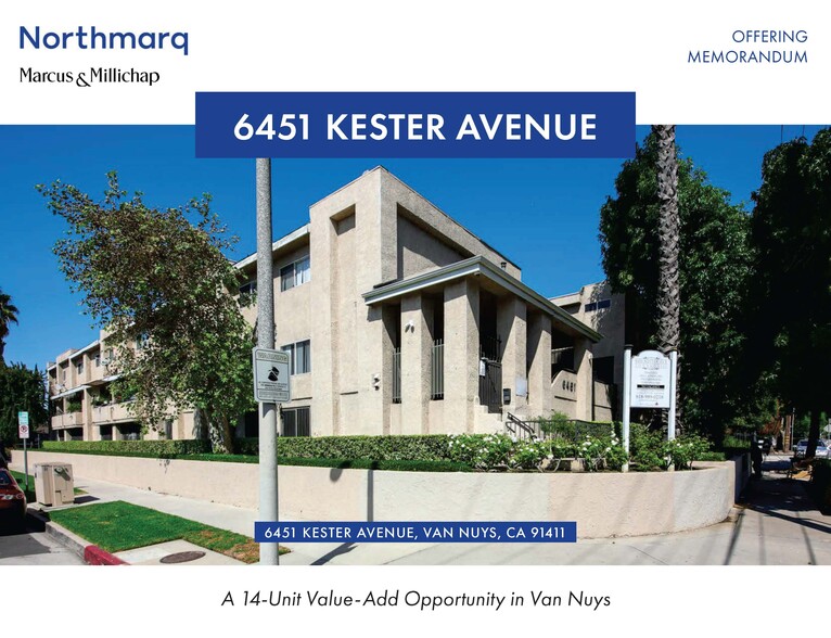 6451 Kester Ave, Van Nuys, CA en venta - Foto del edificio - Imagen 1 de 7