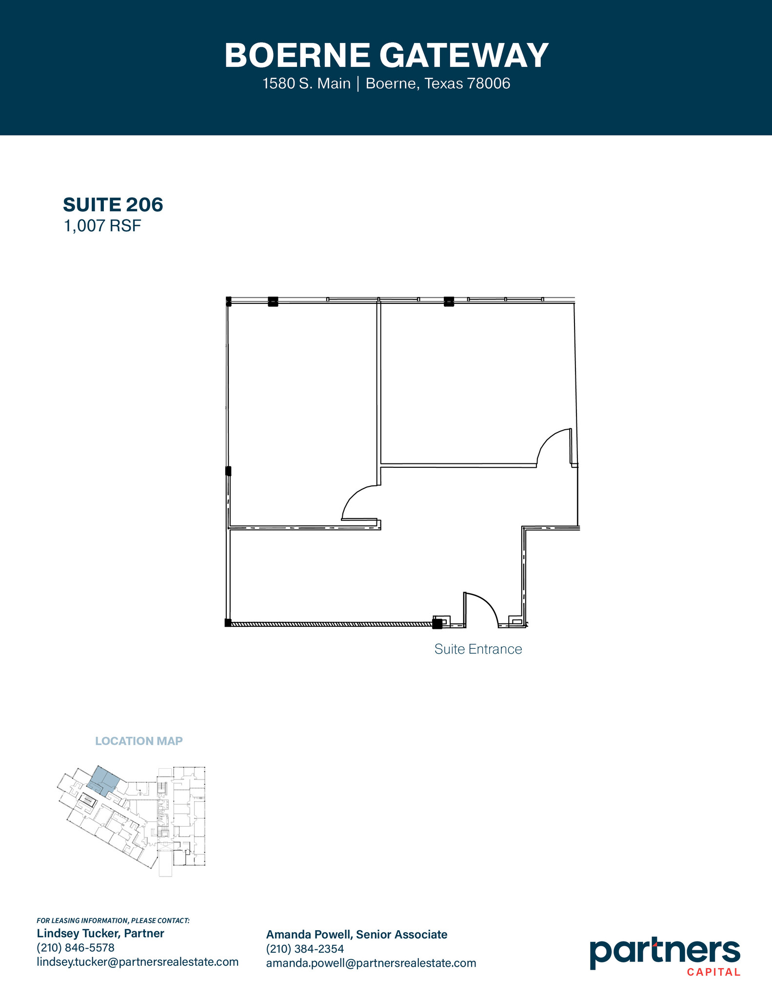 1580 S Main St, Boerne, TX en alquiler Plano de la planta- Imagen 1 de 1