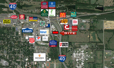 2310 Sanders Rd, Conway, AR - VISTA AÉREA  vista de mapa