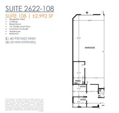 4215 E McDowell Rd, Mesa, AZ en alquiler Plano de la planta- Imagen 1 de 1