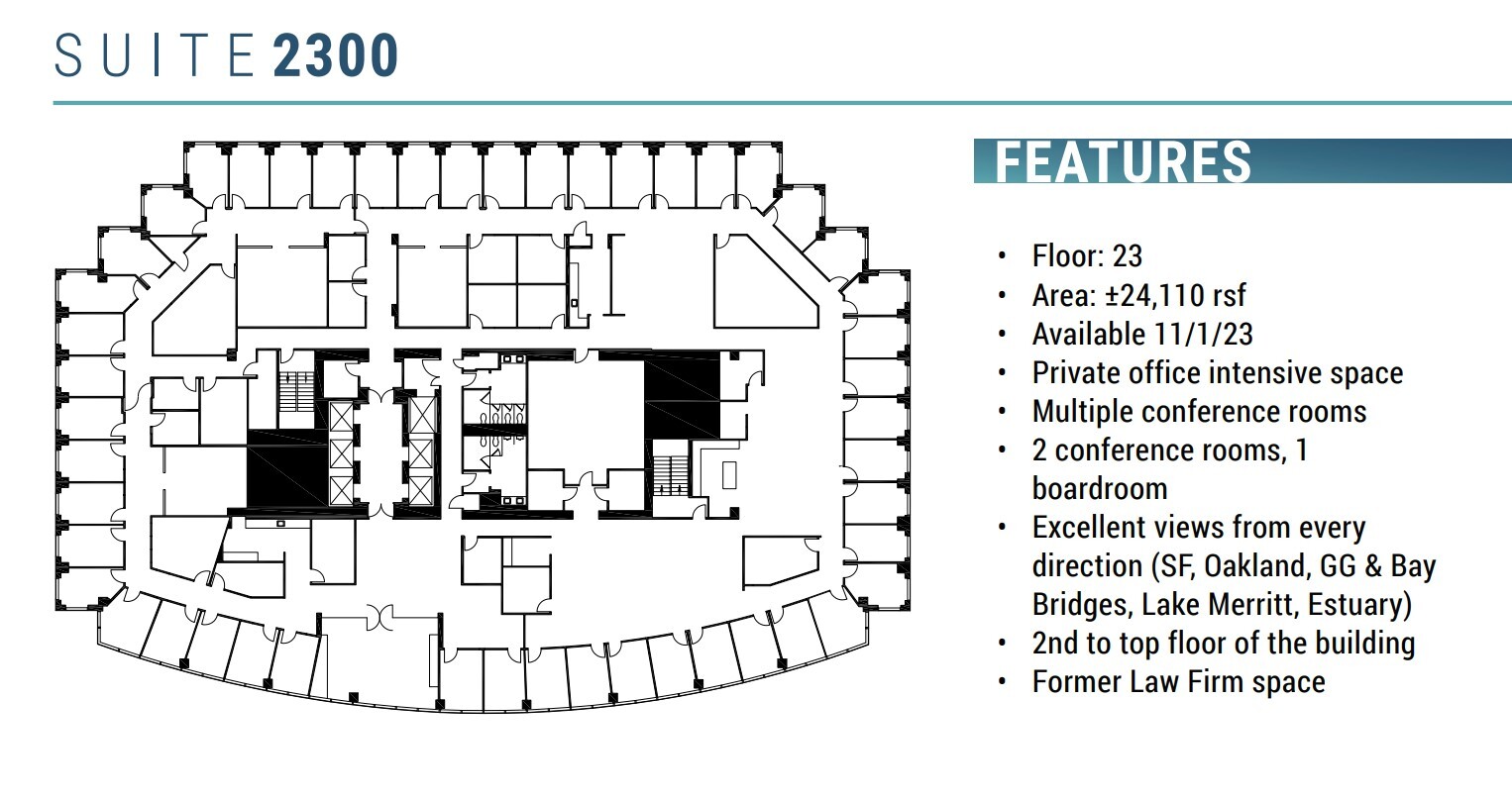 1111 Broadway, Oakland, CA en alquiler Plano de la planta- Imagen 1 de 1