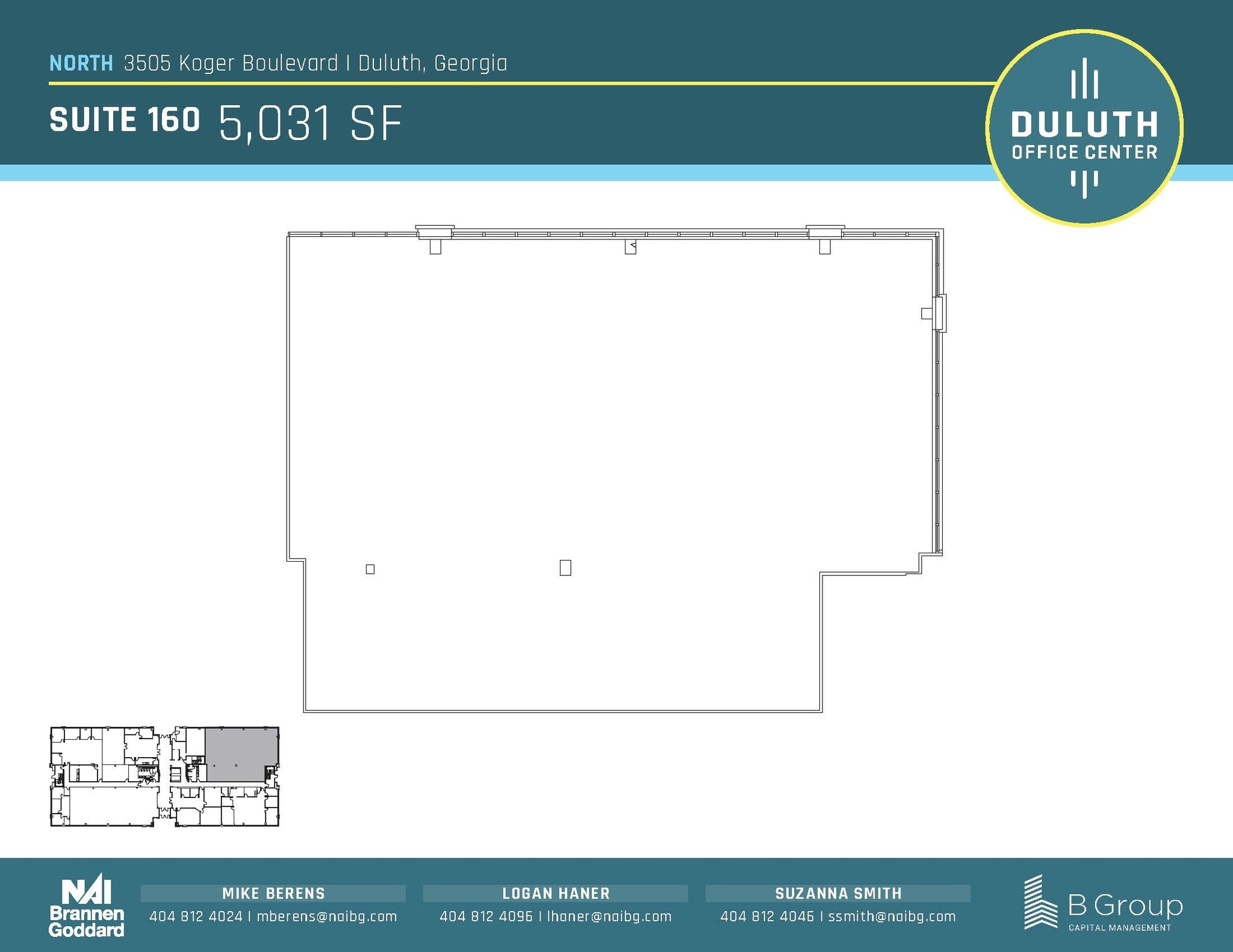 3505 Koger Blvd, Duluth, GA en alquiler Plano de la planta- Imagen 1 de 1