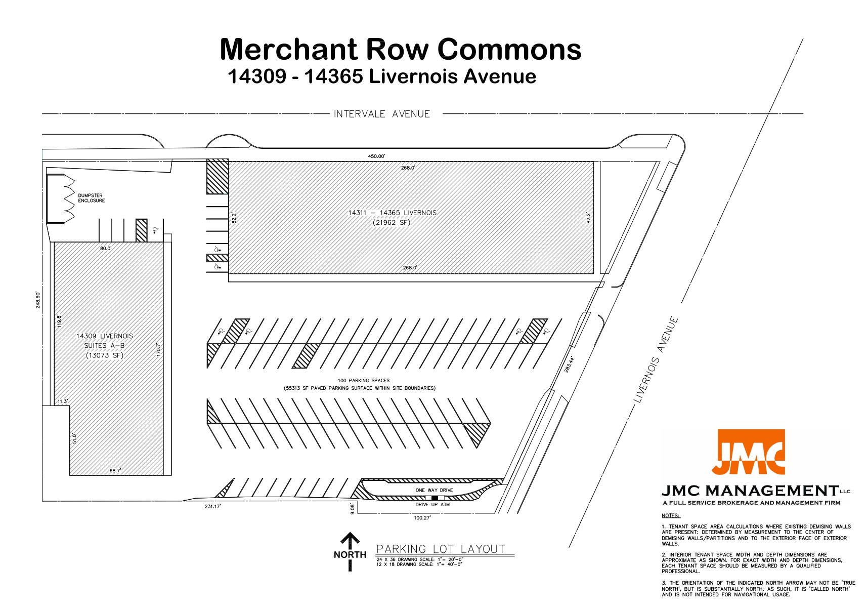 14309-14365 Livernois Ave, Detroit, MI en alquiler Plano del sitio- Imagen 1 de 1